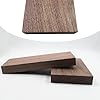 2 PCS Walnut Lumber 7/8'' x 4'' x 8'' Unfinished Walnut Wood Sheets Walnut Board for Crafts, Scroll Saw, Woodworking, School DIY Projects, Laser Cutting and Engraving, CNC Cutting, Painting, Fretwork #3