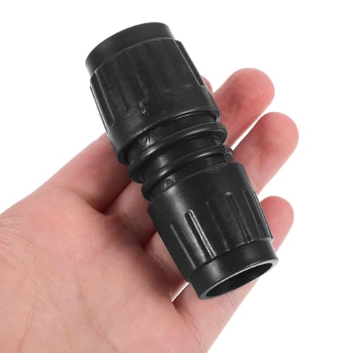 Conector kit de desmontar Operitacx de plástico negro en ángulo recto para muebles 5