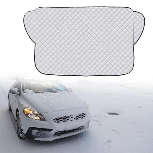 Frontscheibenabdeckung,Autoscheibenabdeckung,Auto Windschutzscheiben Abdeckung,Windschutzscheibenabdeckung für Auto,Auto Scheibenabdeckung Windschutzscheibe Abdeckung,Faltbar,Universal,Winterschutz