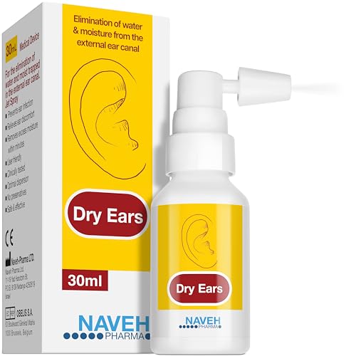 NAVEH PHARMA Dry Ears Swimmers Ear Drops Spray for Adults and Kids