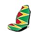 Produktbild Sobre-mesa Guyana Flag Sitzbezug Set Universal Fit Die meisten Geländewagen LKW Van Limousine 1Pcs / 2Pcs