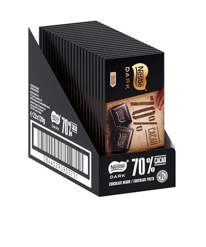 Nestlé Extrafino Chocolate negro - Tableta de Chocolate - 22x120g