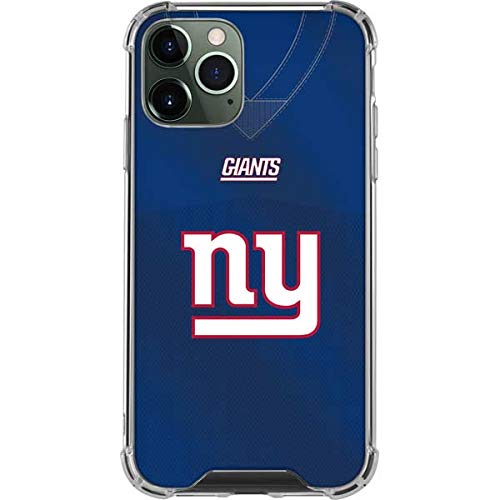 Skinit Clear Phone Case Compatible with iPhone 12 Pro Max - Officially Licensed NFL New York Giants Team Jersey Design