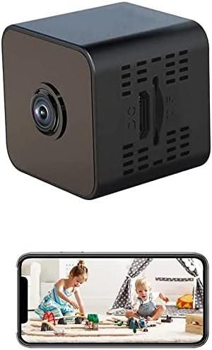 2023 Upgraded 1080P WiFi Camera Motion Sound Detector for Home Office,Indoor Camera with Night Vision - Car Cameras for Surveillance - Size:1.22 x 1.22 x 1.22 inches