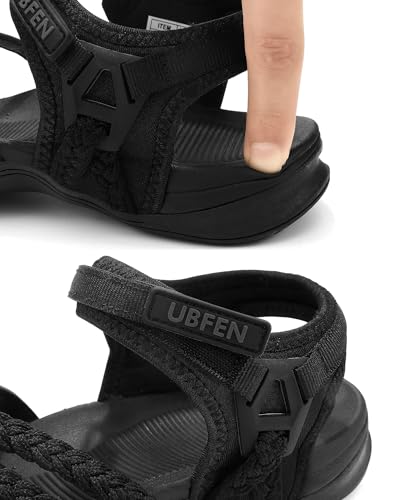 UBFEN Womens Hiking Sandals Sport Walking Adjustable Hook Ankle Straps Comfortable Outdoor Beach Athletic Shoes3