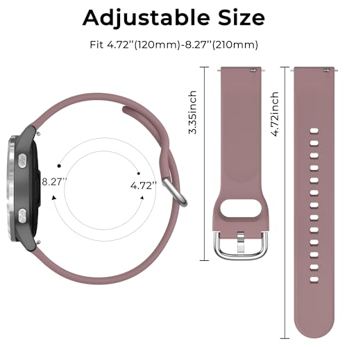 Image of Tobfit 18mm Silicone Watch Strap Compatible for Titan, Timex, Casio, Sonata,HMT etc,Quick Release Sport Loop Colorful Strap