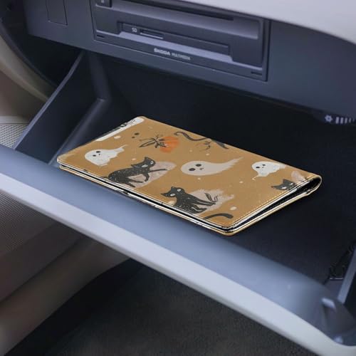 Organizador para carro compacto de cuero miniatura 7