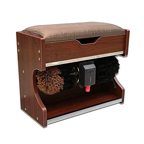 Schuhputzmaschine Automatische Induktions-Schuhputzmaschine, elektrische Schuhputzmaschine für den Haushalt, kleine Schuhputzmaschine aus Holzmaterial, elektrische Schuhputzmaschine