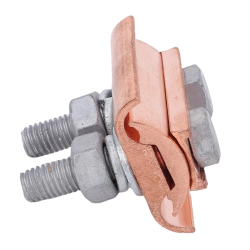 Fabater High Conductivity Copper Parallel Groove Terminal Clamp for Wires of 16-², Suitable for High Voltage Cables