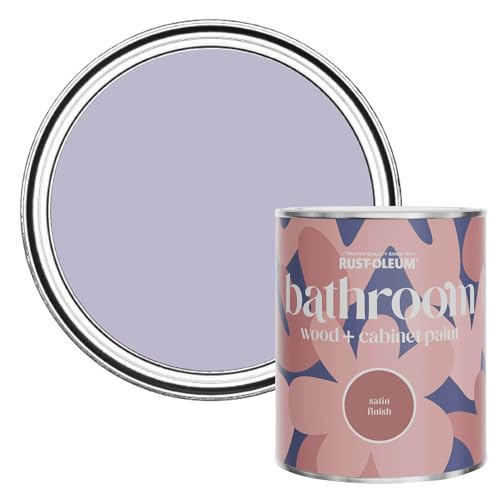 Rust-Oleum Purple Moisture Resistant Bathroom Wood & Cabinet Paint In Satin Finish - Wisteria 750ml