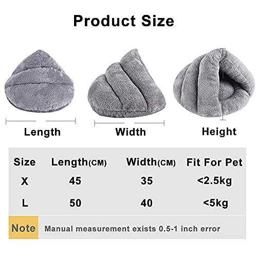 Cama para cachorro estilo pantufa adorável e macia para casa de gato, filhote de pelúcia, tapete de