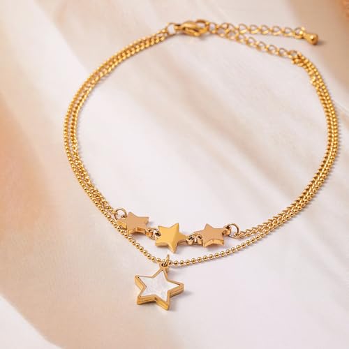Image of Rubans Oxidised Anklets Jewellery Gift for Women & Girls | Kundan Ethnic Traditional