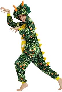 YULOONG Adult Animal Onesies Pajamas Unicorn Dinosaur Lion Halloween Christmas Party Cosplay Costume Fancy Dress for Women Man