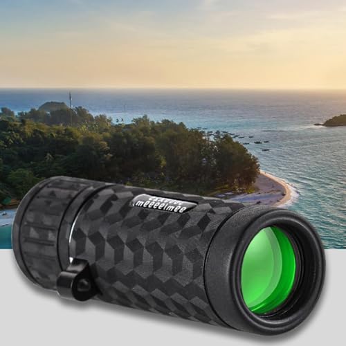 Monocular, 30x50 Telescope for Adults High Powered with Smartphone Adapter Tripod, High-Definition Low Light Night Vision Monocular for Bird Watching Travel Camping Hiking (A)