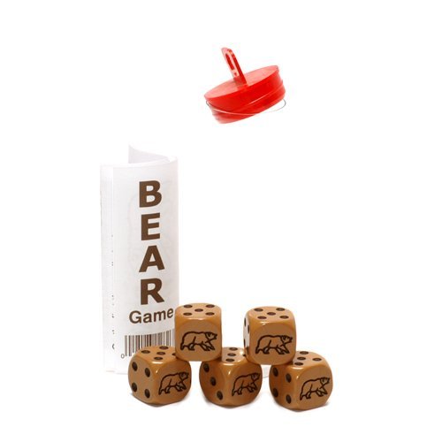 Koplow Games Bear Dice Game (Light Brown)