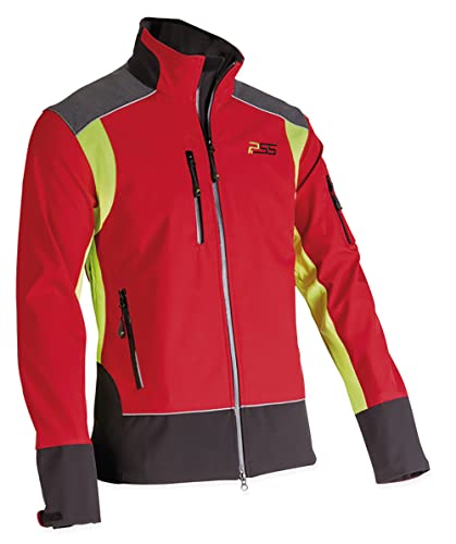 Produktfoto von PSS X-Treme Shell - Soft Shell-Jacke, in rot/gelb, Größe M
