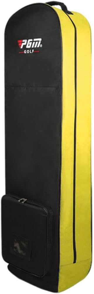 Golf Club Travel Bag with, Nylon Case for Women and Men, Yellow