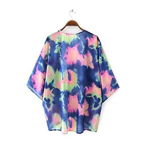 Image of CASURESS Women's Cardigan-Sheer Kimono Loose Summer Floral Print Cover Ups