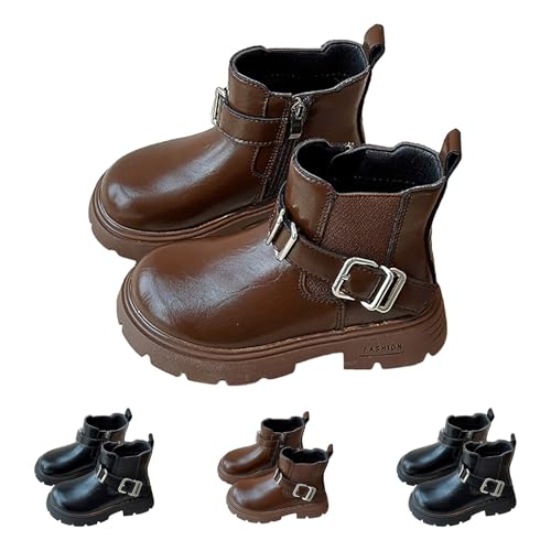 IWIHMIV Toddler Ankle Boots Girls Short Boots Boys Snow Boots Winter Ankle Boots Outdoor Waterproof Non Slip Comfortable Boots4