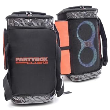 Bolsa Case Capa Triboshop Compatível Com Partybox 120 Club Exclusiva - Reforçada, Resistente Agua, Acolchoada Premium