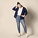 Amazon Essentials Women's Fleece Full-Zip Hoodie (Available in Plus Size), Navy Heather, Large