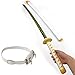 Spada Ninja Armi Puntelli Demon Slayer Anime Cosplay Samurai Sword Zenitsu Katana in Legno - Anime Fan Toy (Size : 104cm/40.9in)