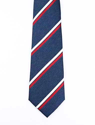 Image of Elfeves Men's Modern Striped Patterned Formal Ties College Daily Woven Neckties