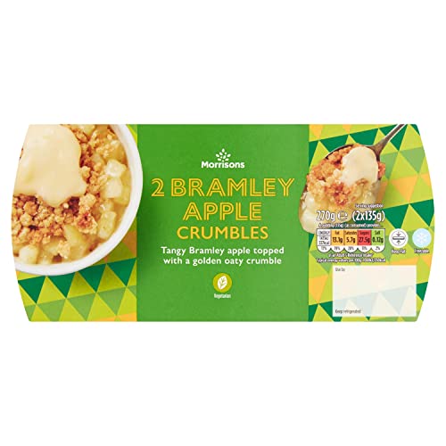 Morrisons Apple Crumble 2x135g