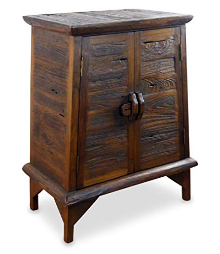 livasia Armoire en Teck, Durable et Fait Main en Thaïlande, 64x37x79cm