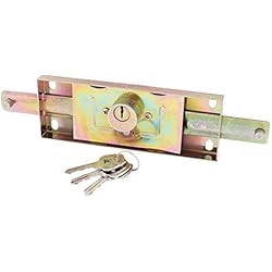 Persianas Centro Aexit Almacén Garaje Cilindro Tipo de ranura Ranura Chavetero Centro metálico Persiana enrollable cerradur de la puerta con 3 teclas (model: D3839IVVIII-4361EI) Tono de latón