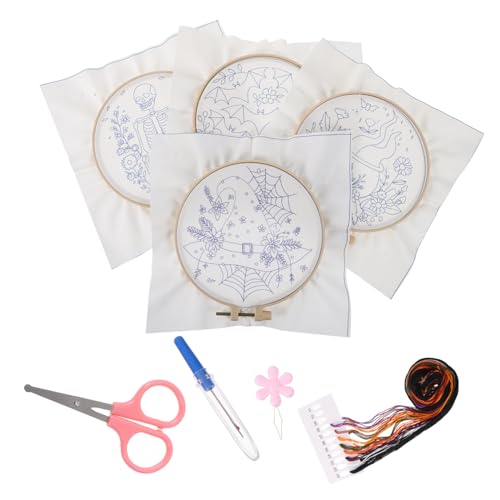 Broderie Halloween kit adultes pour créer une décoration de Noël faite maison