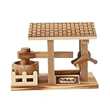 Décor en bois: ils peuvent être utilisés comme décoration de bureau, et ce sont également des décorations de table, des objets d'art anciens en bois