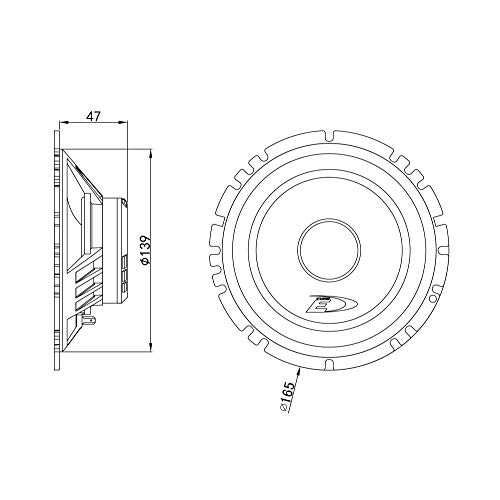 Alpine SXE-1750S Coppia Altoparlante Auto