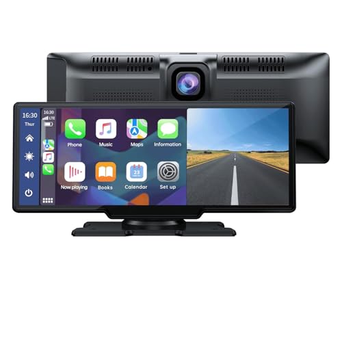 ���C�����X carPlay �A���h���C�h�����\�� 10.26�C���` ���C�����X �p��Apple Carplay �^�b�`�X�N���[�� 2.5K +1080P �_�b�V���J���A�|�[�^�u���J�[�X�e���I GPS �i�r�Q�[�V�����A�J�[�I�[�f�B�I�p