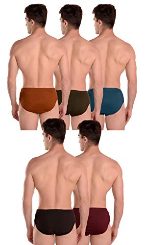 Image of Men's Cotton Briefs Underwear Combo Pack of 5