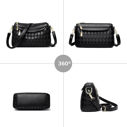 Bolso Hobo Acolchado para Mujer en Cuero PU miniatura 3