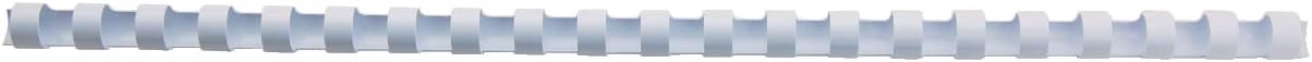 GBC CombBind Binding Combs, 6 mm, 25 Sheet Capacity, A4, 21 Ring, White, Pack of 100, 4028193
