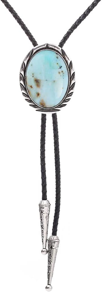 HUABOLA CALYN Bolo tie for Men- Unique Luminous Stone Native American White 3D Scorpion Animal Bolo ties Handmade - Image 2