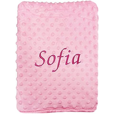 Personalised Baby Blanket with Embroidered Name Cover