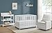 Oxford Baby Cozy Nest Convertible Island Crib, Snow White/Natural