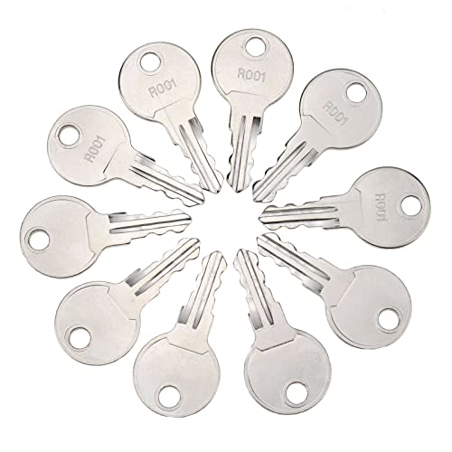 Image of DVPARTS 10X RV Camper Trailer Key R001 230012 RV Keys Compatible with Baggage /Compartment Door Key