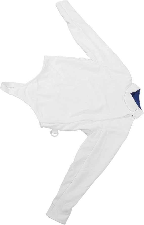 Fencing Jacket with Adjustable Neckline, Thickened Fabric, CE350N for Training and Competition, Sweat Absorbing Breathable Material Inside (46)