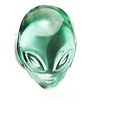 freeplug crystal prix Alien Tata Gisèle Plug Tunnel - Exprimidor de oreja de cristal Pyrex, color verde, Vidrio, Glass,
