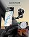 APPS2Car Suction Cup Phone Mount, Universal Phone Holders for Your Car Windshield/Dashboard/Window, Cell Phone Holder Car with Sticky Gel Pad, Compatible with iPhone, Samsung, All Cellphone