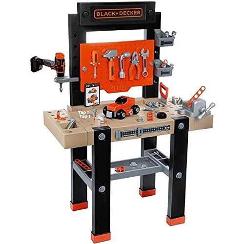 Banco de trabajo SMOBY Black & Decker Bricolo Center +92 Acs