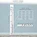 Wooden Kids Growth Height Chart Ruler for Boys and Girls Painted (The Hudson) by Back40Life