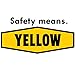 Yellow Safety Inc MSDS SDS Binder and Wall Station - Heavy Duty 3 Inch, 3 Ring Safety Data Sheet Holder, Includes Mounting Hardware