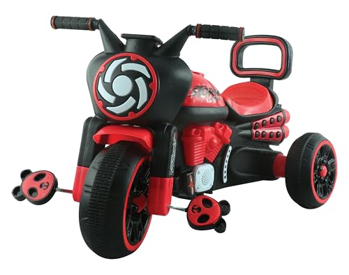 Image of Joyride Storm 250 Bike Pedal Tricycles for Kids 1 to 4 Years| Kids Cycle with Musical Horn, LED Lights,Durbale EVA Wheels| Fun Outdoor Cycle for Kids for 2 Years | 4 Colors (red)