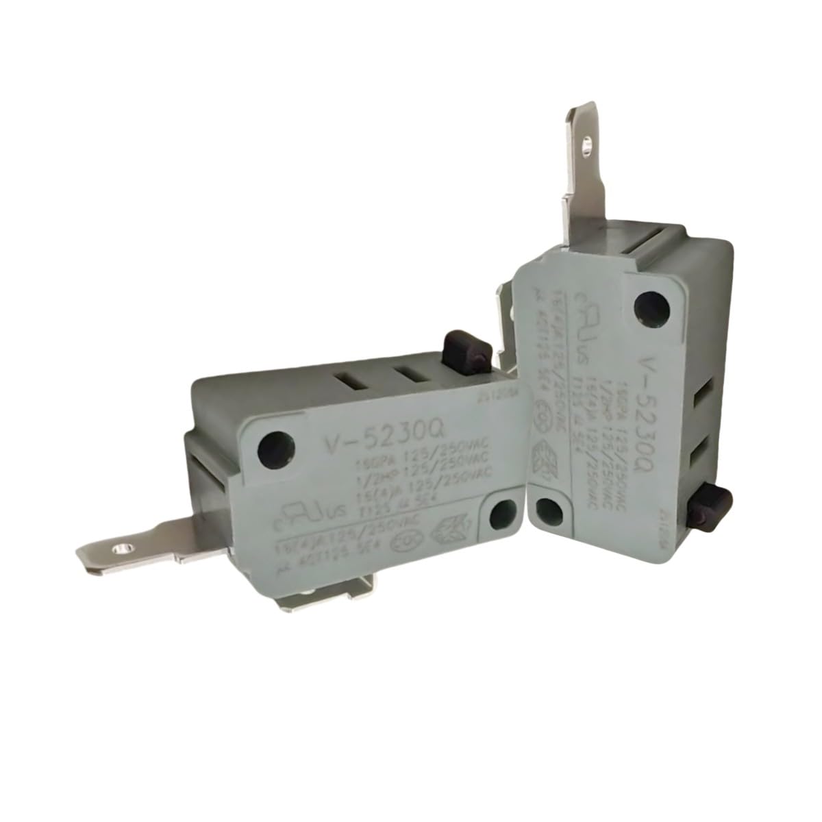 V-5230Q Microwave Switch (Normally Open) fits for GE Samsung Frigidaire Sharp Door Switch-Replace GSM-V1603A2 WB24X10047 WB24X829 WB24X830 5304464099