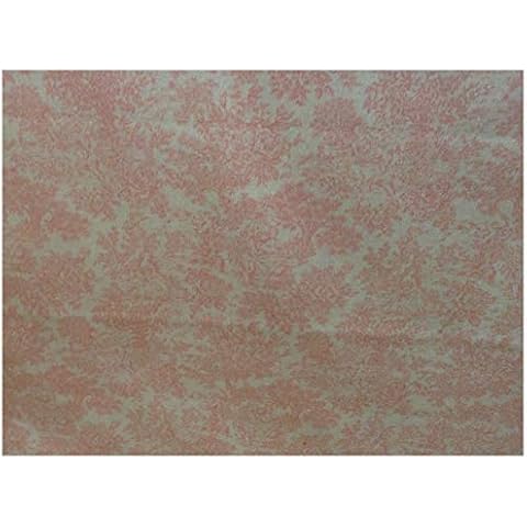 Vintage Linen Petite Toile Pink Red140cm/54" Curtain Designer Material Sewing Upholstery Curtain Craft Fabric (Metre) Cover